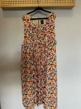 Sachin + Babi by Anthropologie Floral Flutter Dress Size 0